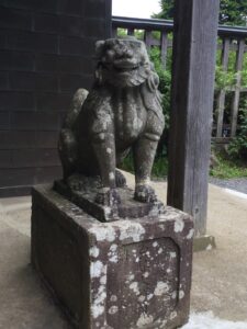阿夫利本社の狛犬